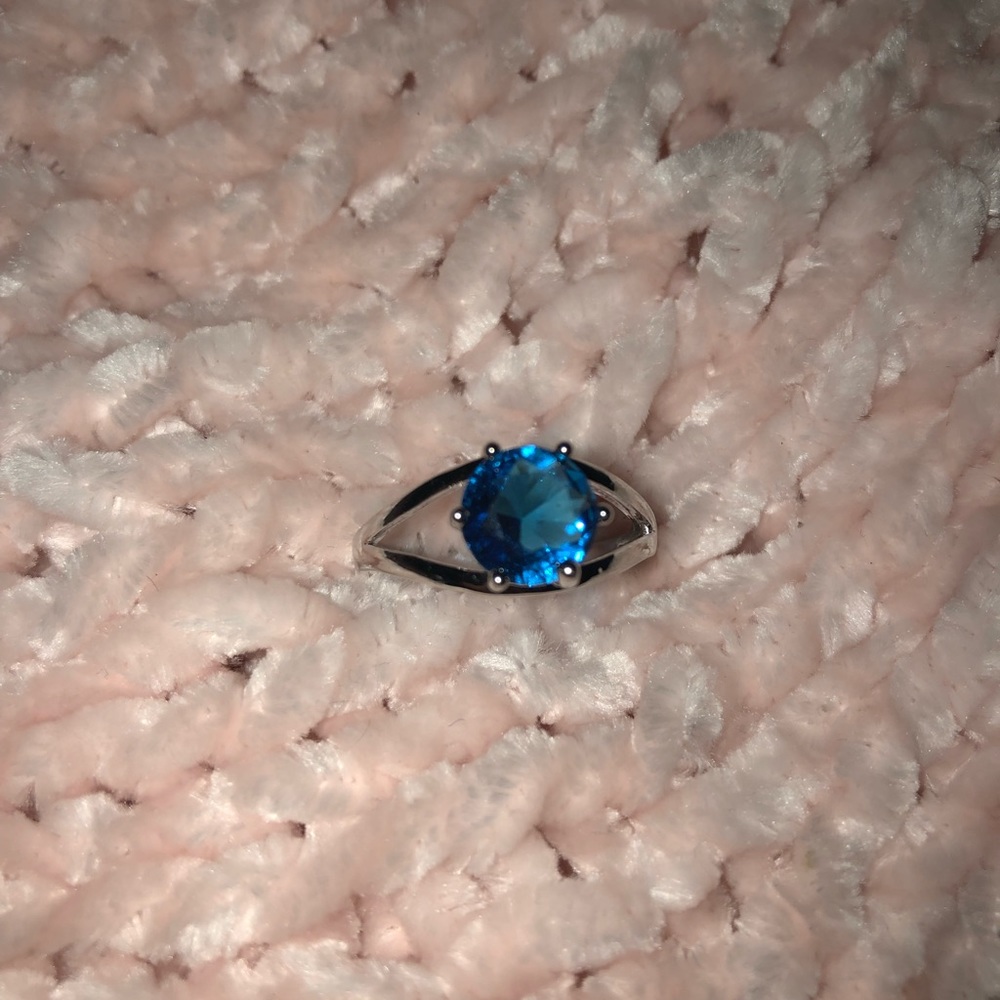 Turquoise silver ring - Picture 2 of 3